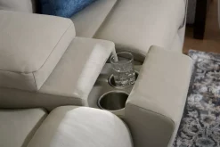 Havertys Aaron Loveseat with Console Discount