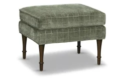 Havertys Adelaide Wooden Accent Ottoman Clearance