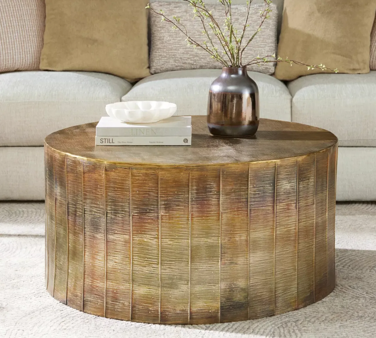 Havertys Alexandria Coffee Table Antique Gold Best