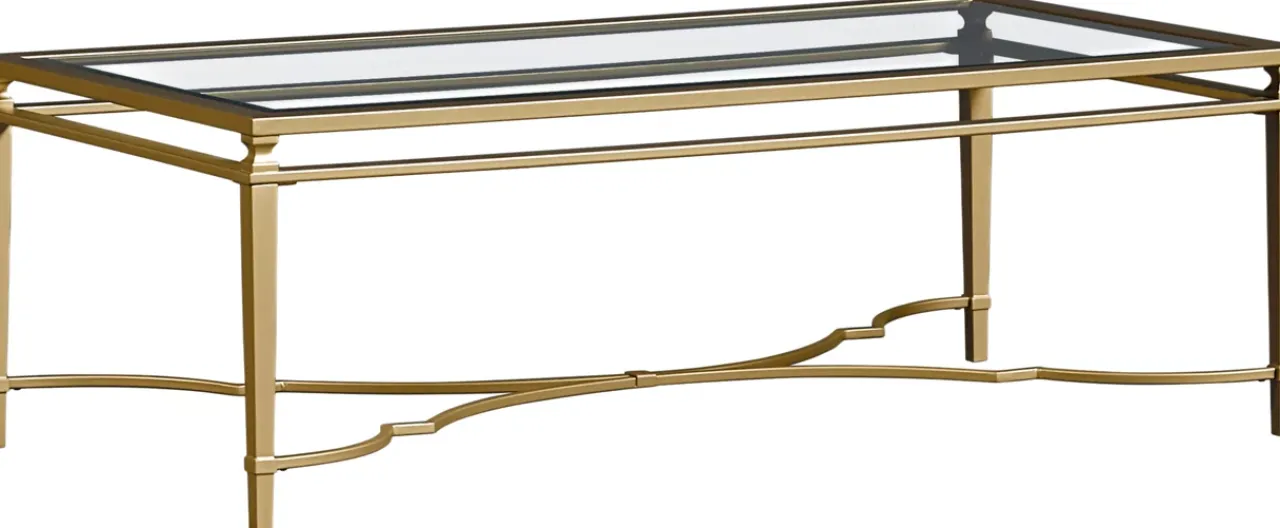 Havertys Amani Coffee Table Gold Online