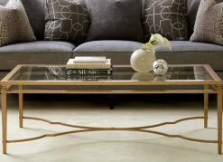Havertys Amani Coffee Table Gold Online