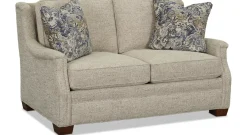 Havertys Amelia Loveseat Brennan Fawn New