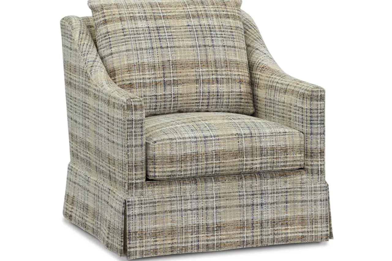 Havertys Amelia Swivel Chair Grimsley Granite Hot