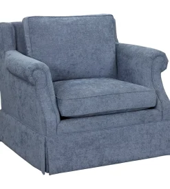 Havertys Angelina Matching Chair Elliott Blue