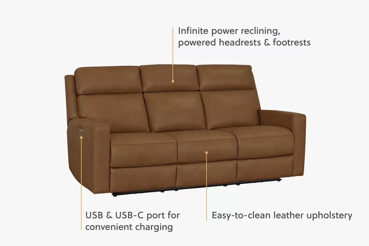Havertys Apollo Power Sofa Best