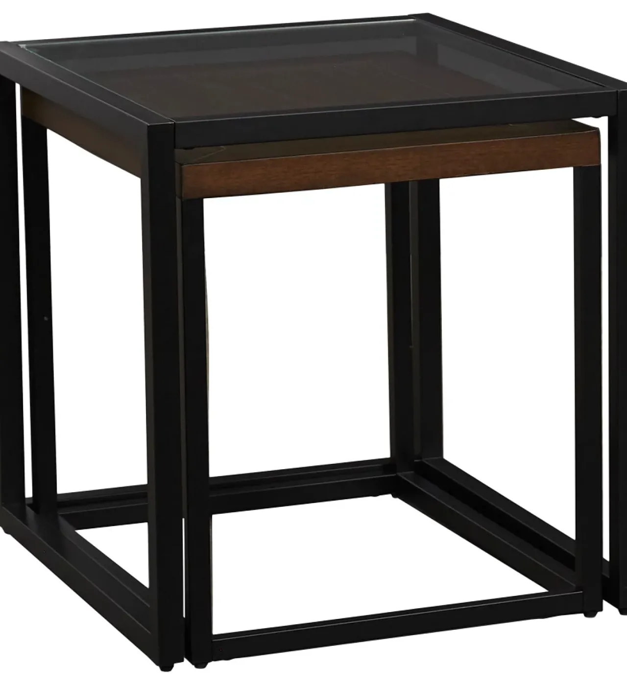 Havertys Archer Nesting Chairside Table Macchiato