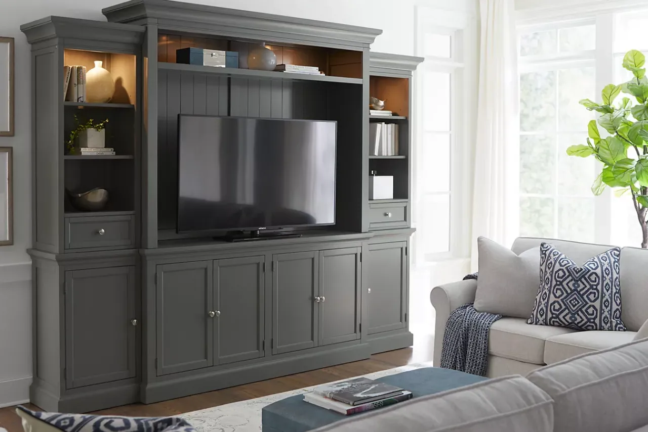 Havertys Arlington Entertainment Wall Outlet