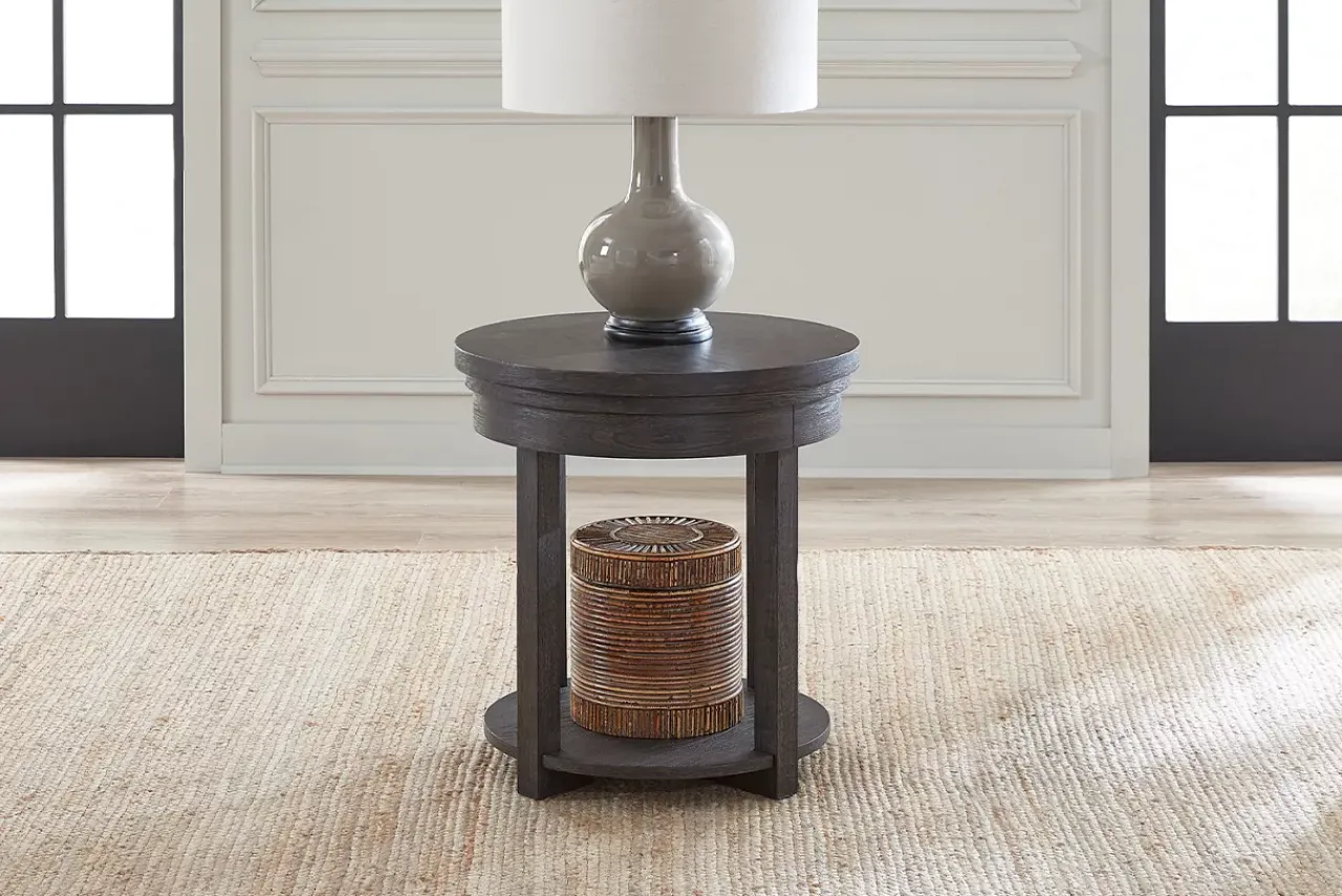 Havertys Armstrong End Table Brown Sale