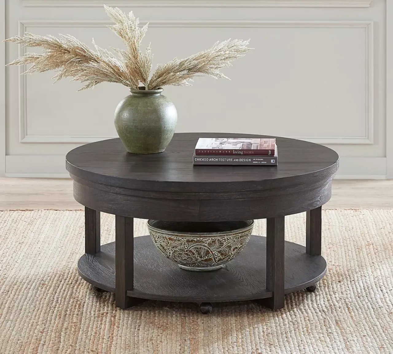 Havertys Armstrong Lift Top Coffee Table Brown Best