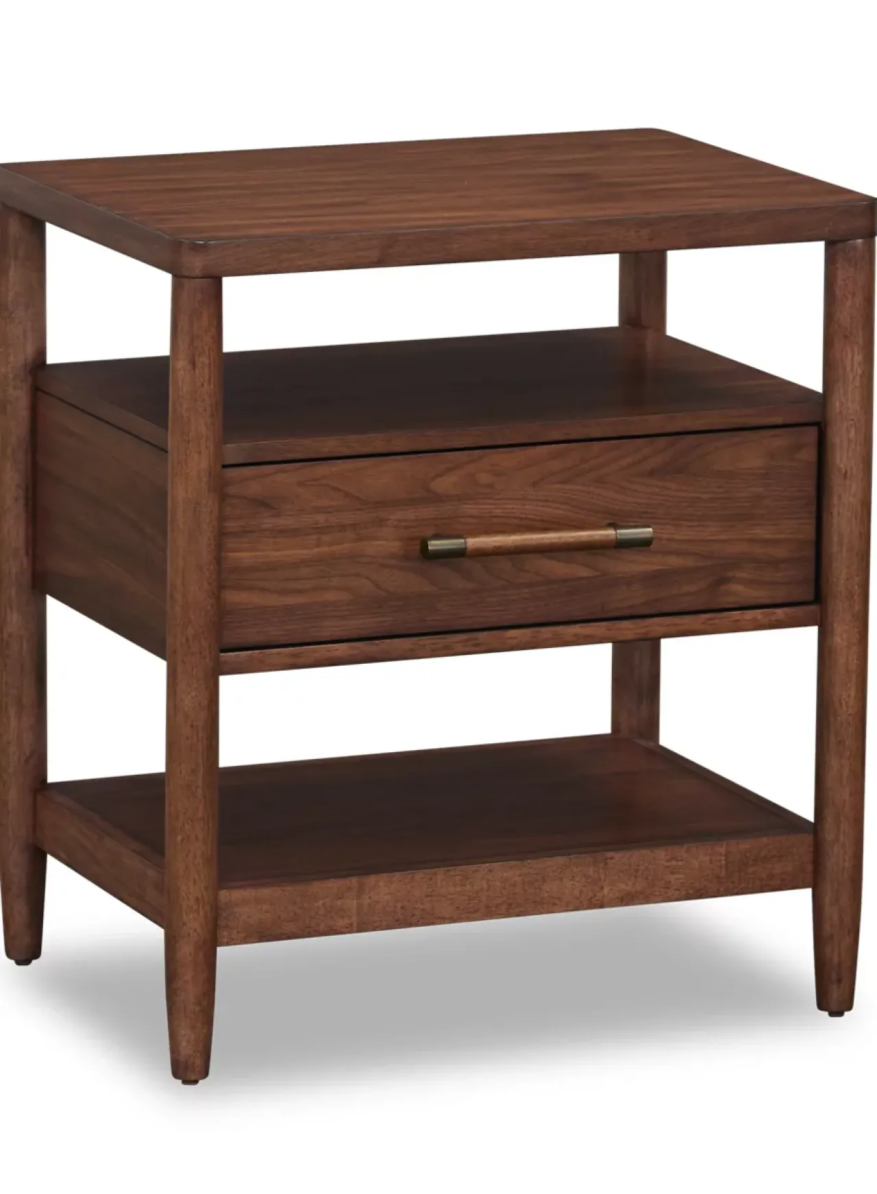 Havertys Ashford Park Nightstand Classic Walnut Outlet