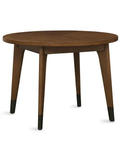 Havertys Ashford Park Round Dining Table Classic Walnut Sale