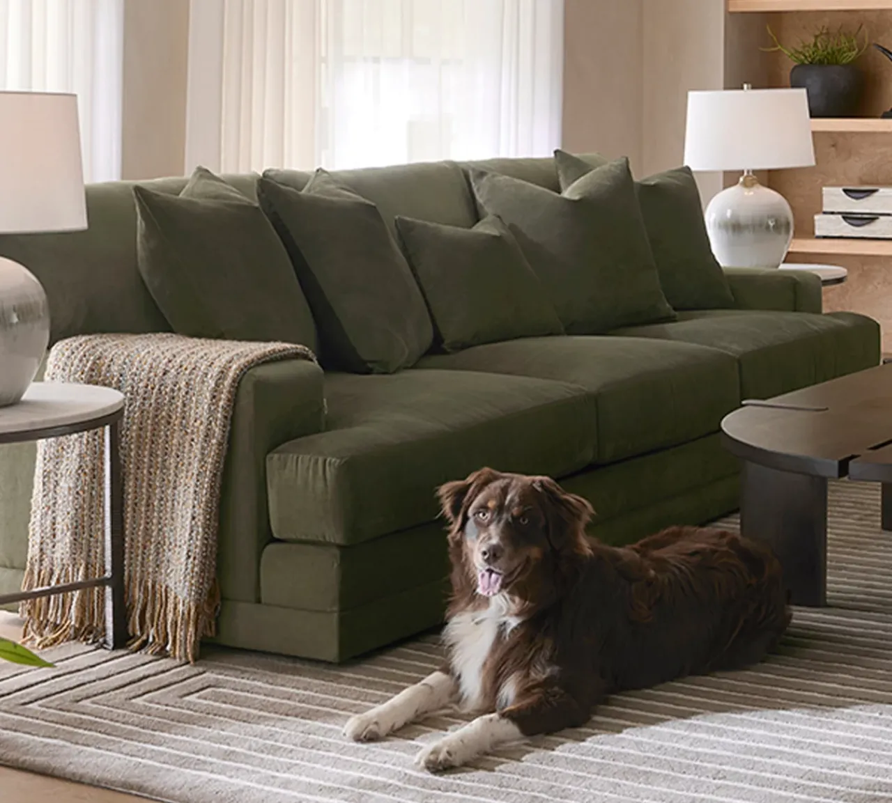 Havertys Audrey Grand Sofa Zuri Natural