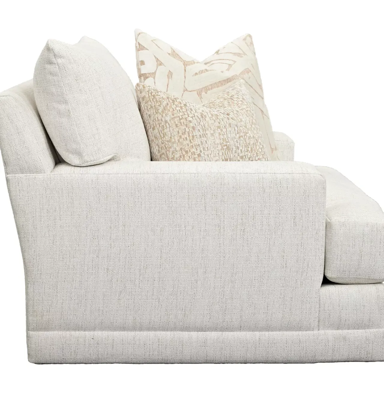 Havertys Audrey Swivel Chair Zuri Natural Sale
