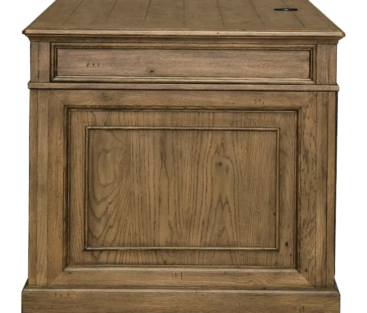 Havertys Avondale II Executive Desk Vintage Oak Discount