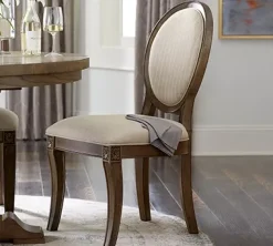 Havertys Avondale II Oval Back Dining Chair Vintage Oak Best