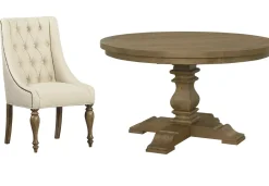 Havertys Avondale II Round Dining Table Hot