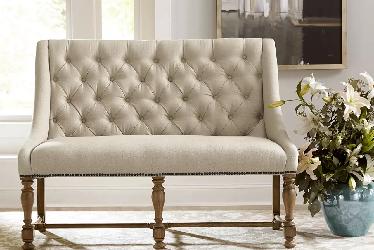 Havertys Avondale II Settee Vintage Oak Sale