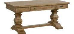 Havertys Avondale II Standing Desk Vintage Oak Outlet
