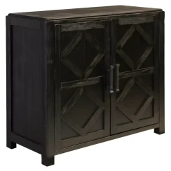 Havertys Baldwin Accent Chest Black Onyx Discount