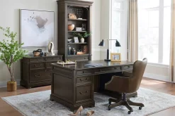 Havertys Barnes Desk Chair Old Saddle Cocoa Online