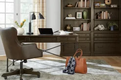 Havertys Barnes Writing Desk Brown Discount