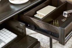 Havertys Barnes Writing Desk Brown Discount