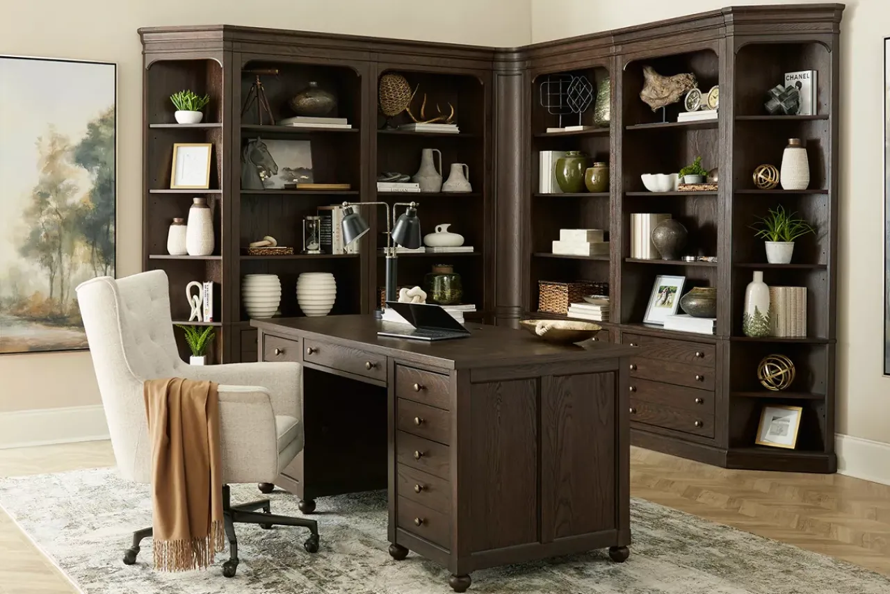 Havertys Barrett Office Chair Wheat Online