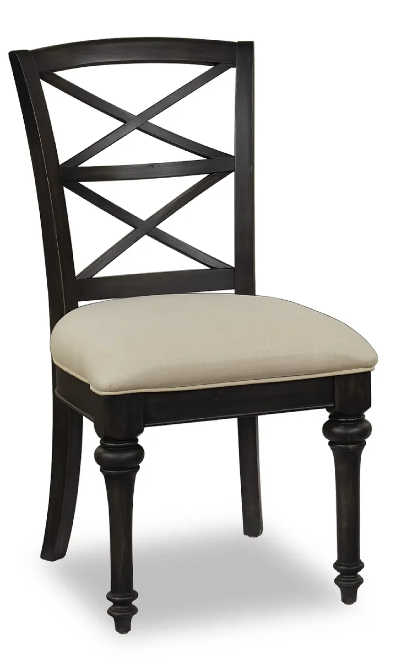 Havertys Barrington Dining Chair Matte Black New