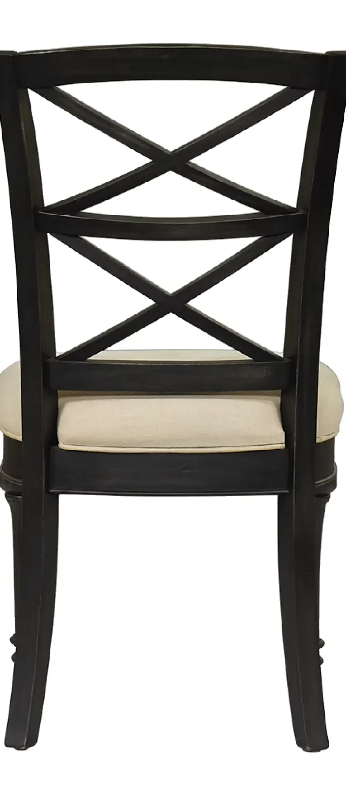 Havertys Barrington Dining Chair Matte Black New