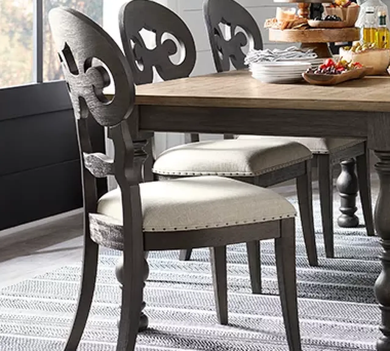 Havertys Barrington Scroll Side Chair Best