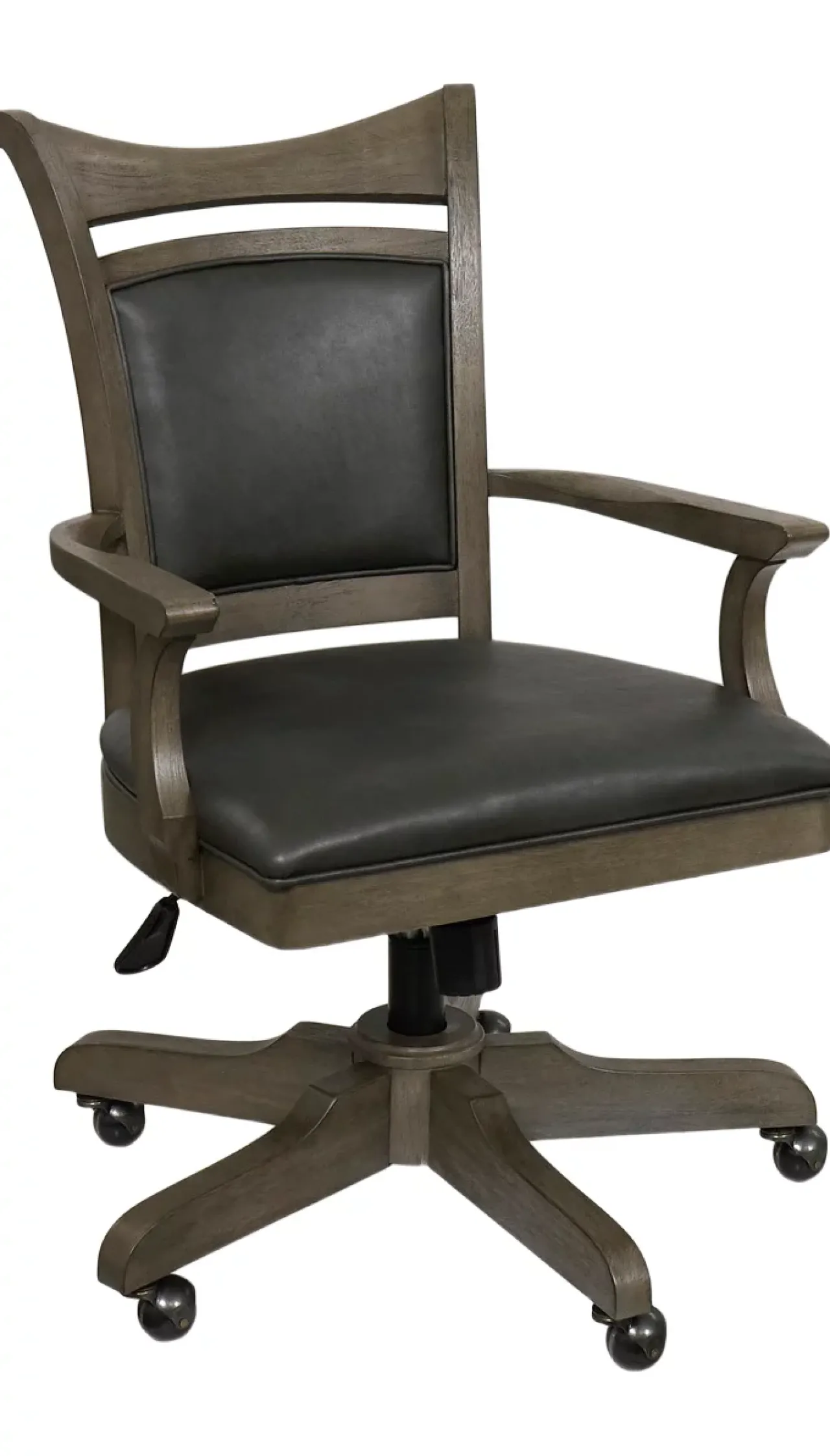 Havertys Baylor Desk Chair Grey Washed Online