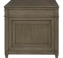 Havertys Baylor Executive Desk Grey Washed Best