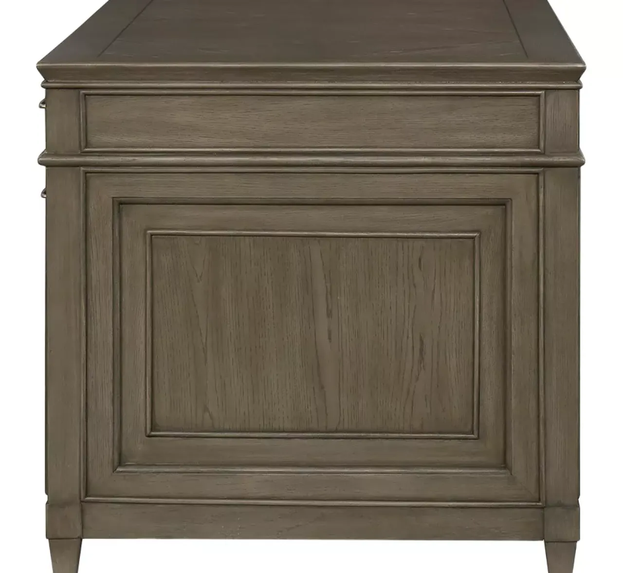 Havertys Baylor Executive Desk Grey Washed Best