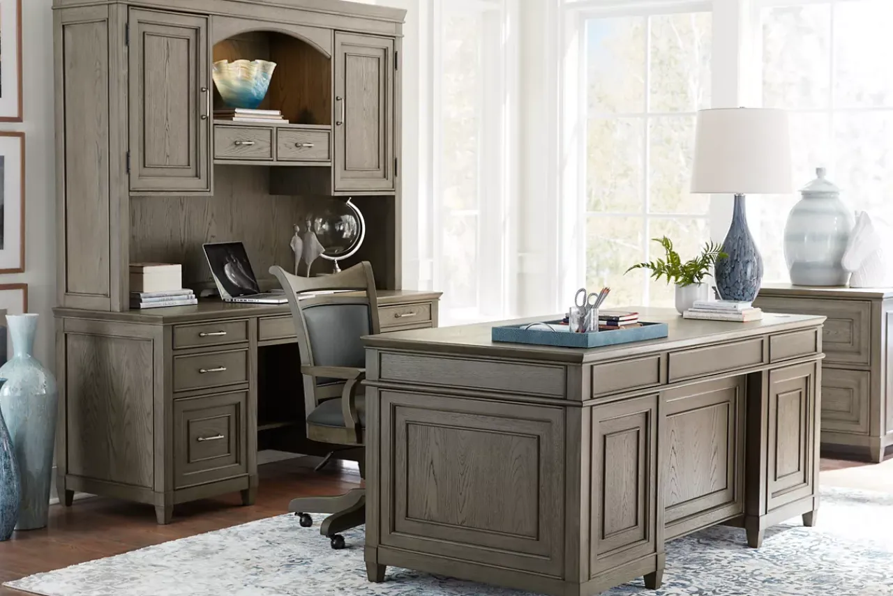 Havertys Baylor File Cabinet Grey Washed Discount
