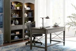 Havertys Baylor Writing Desk Grey Washed Best
