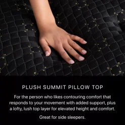 Havertys Beautyrest Black Quilted Series 4 Plush Summit Pillow Top Mattress Clearance