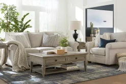 Havertys Beckley Accent Table Dovetail Grey Sale