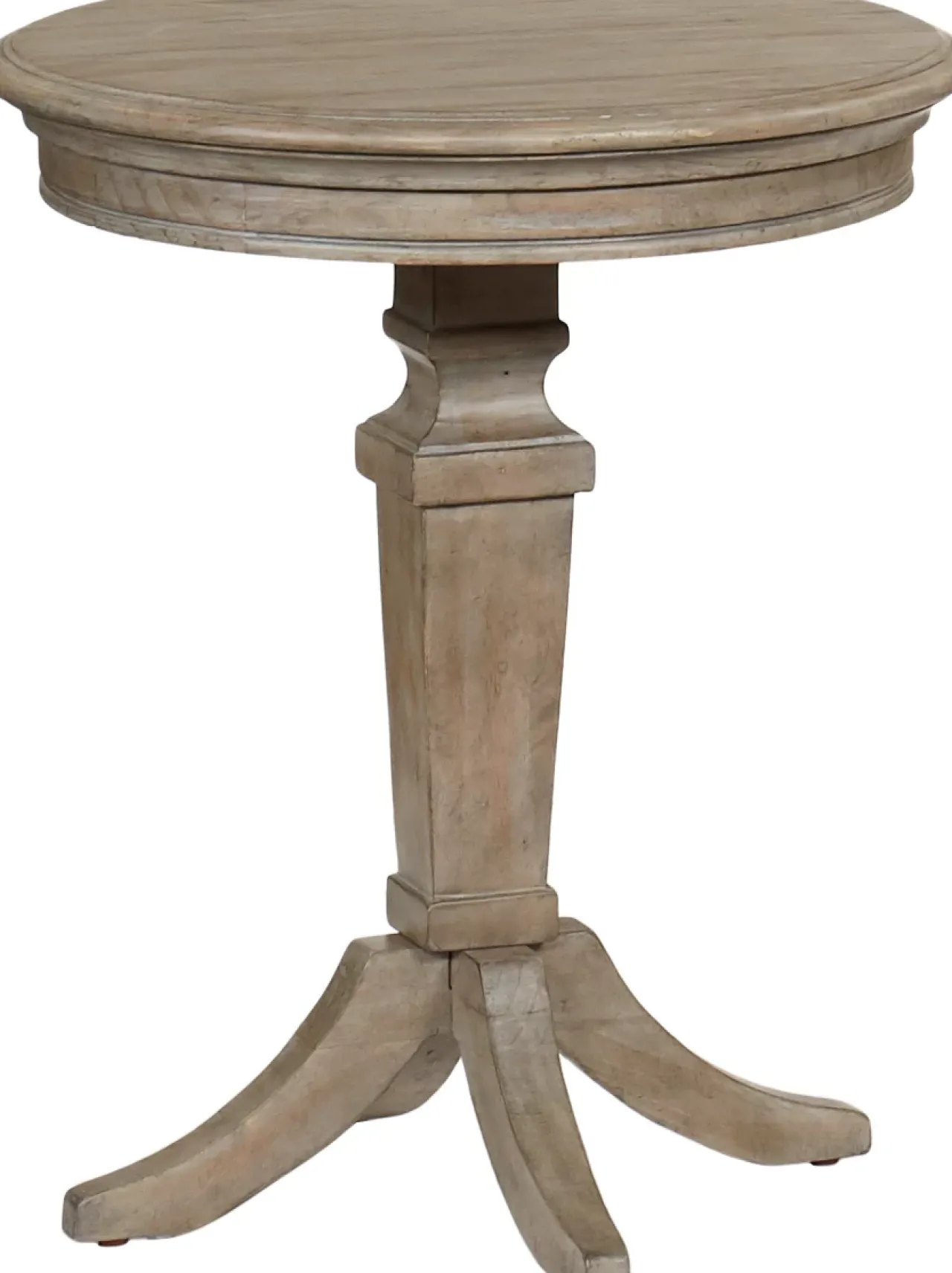Havertys Beckley Chairside Table Dovetail Grey Clearance