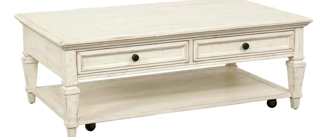 Havertys Beckley Coffee Table Alabaster Online