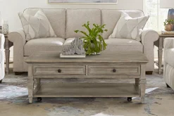 Havertys Beckley Coffee Table Dovetail Grey Outlet