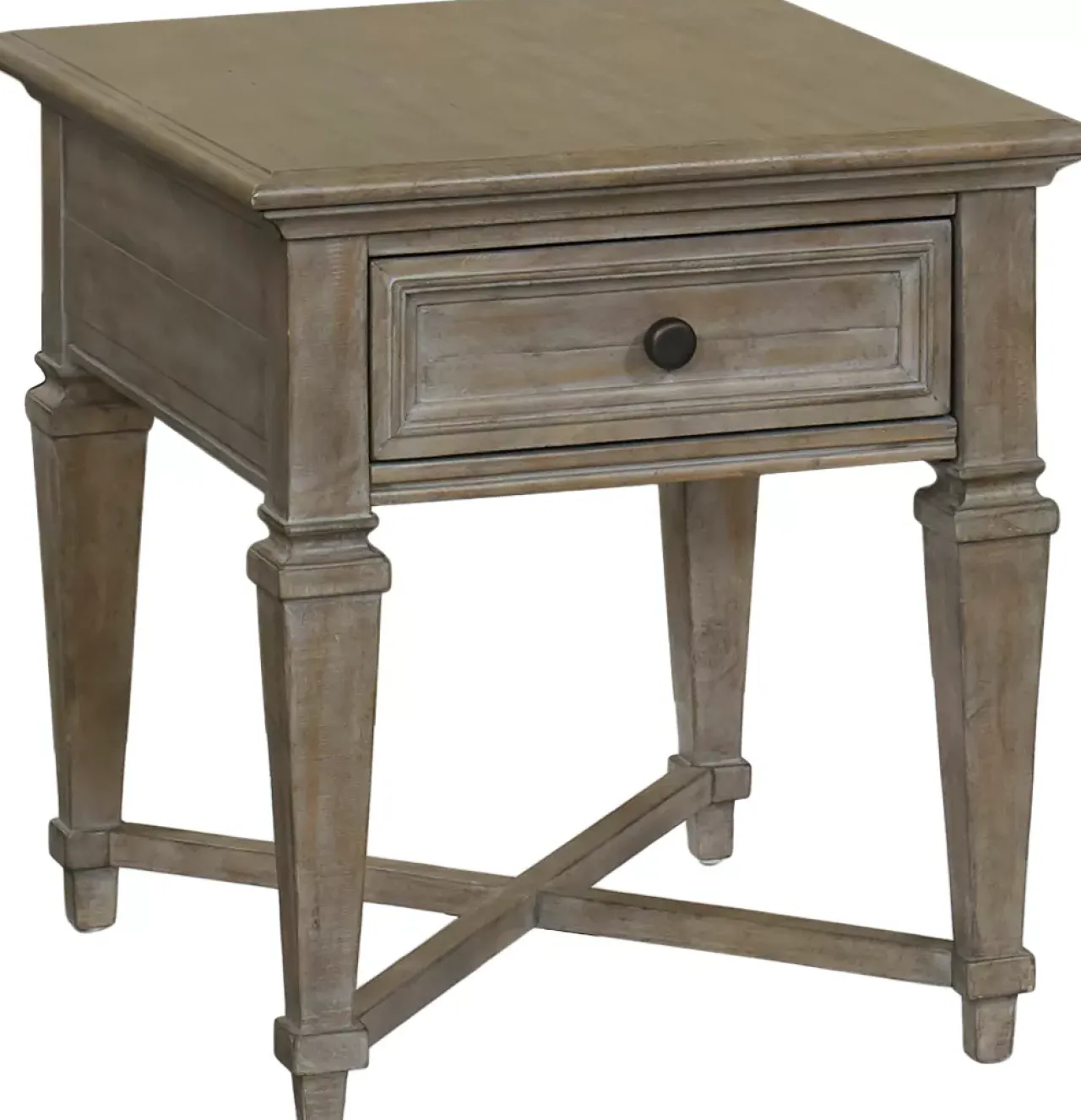 Havertys Beckley End Table Dovetail Grey Online