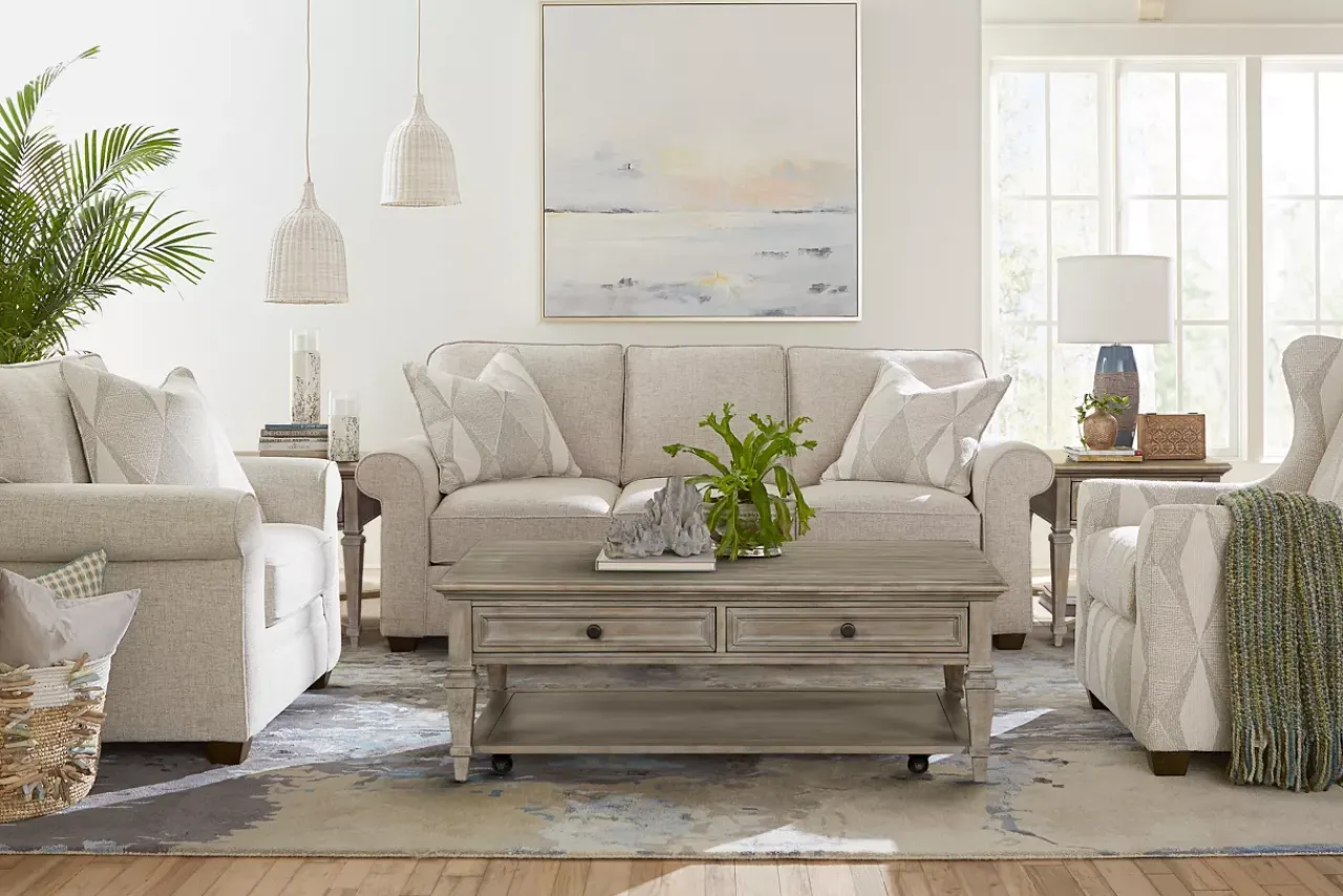 Havertys Beckley End Table Dovetail Grey Online