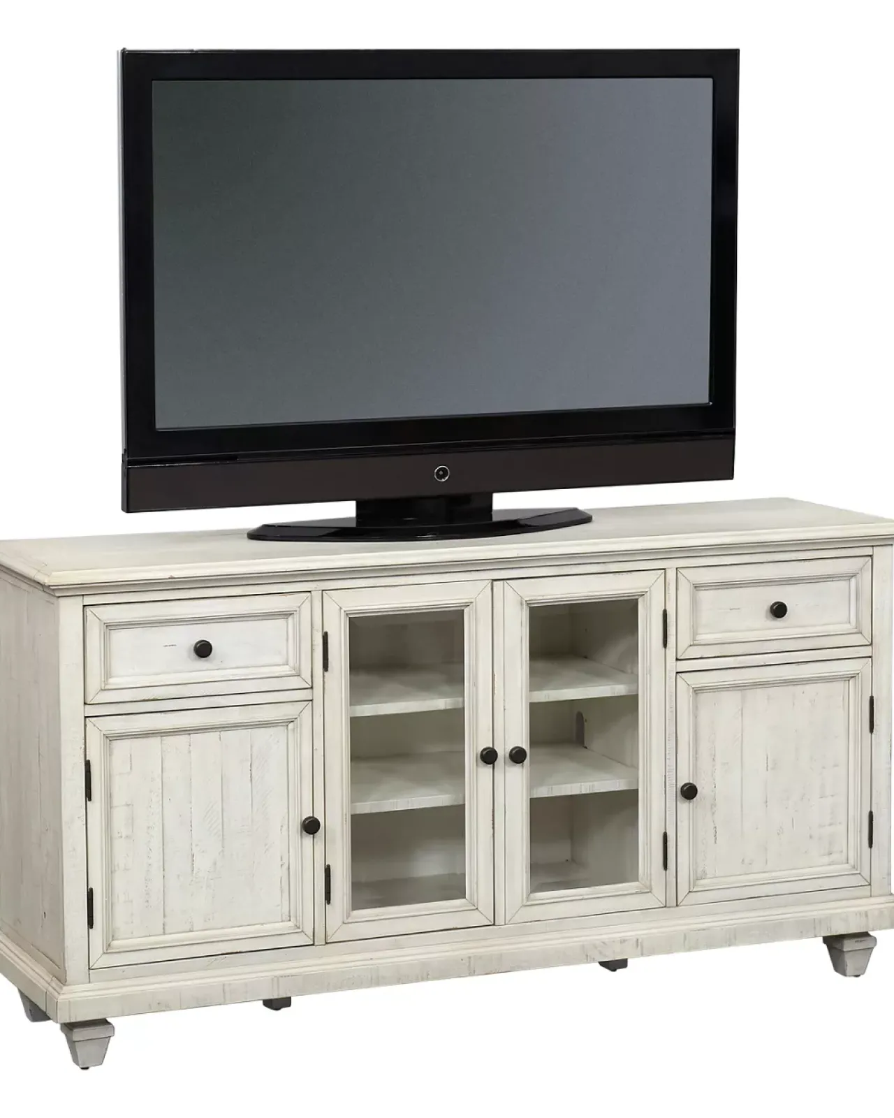 Havertys Beckley Entertainment Console Alabaster Outlet