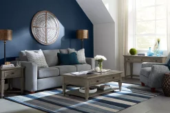 Havertys Beckley Sofa Table Dovetail Grey Clearance