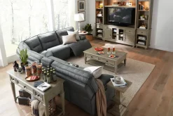 Havertys Beckley Sofa Table Dovetail Grey Clearance