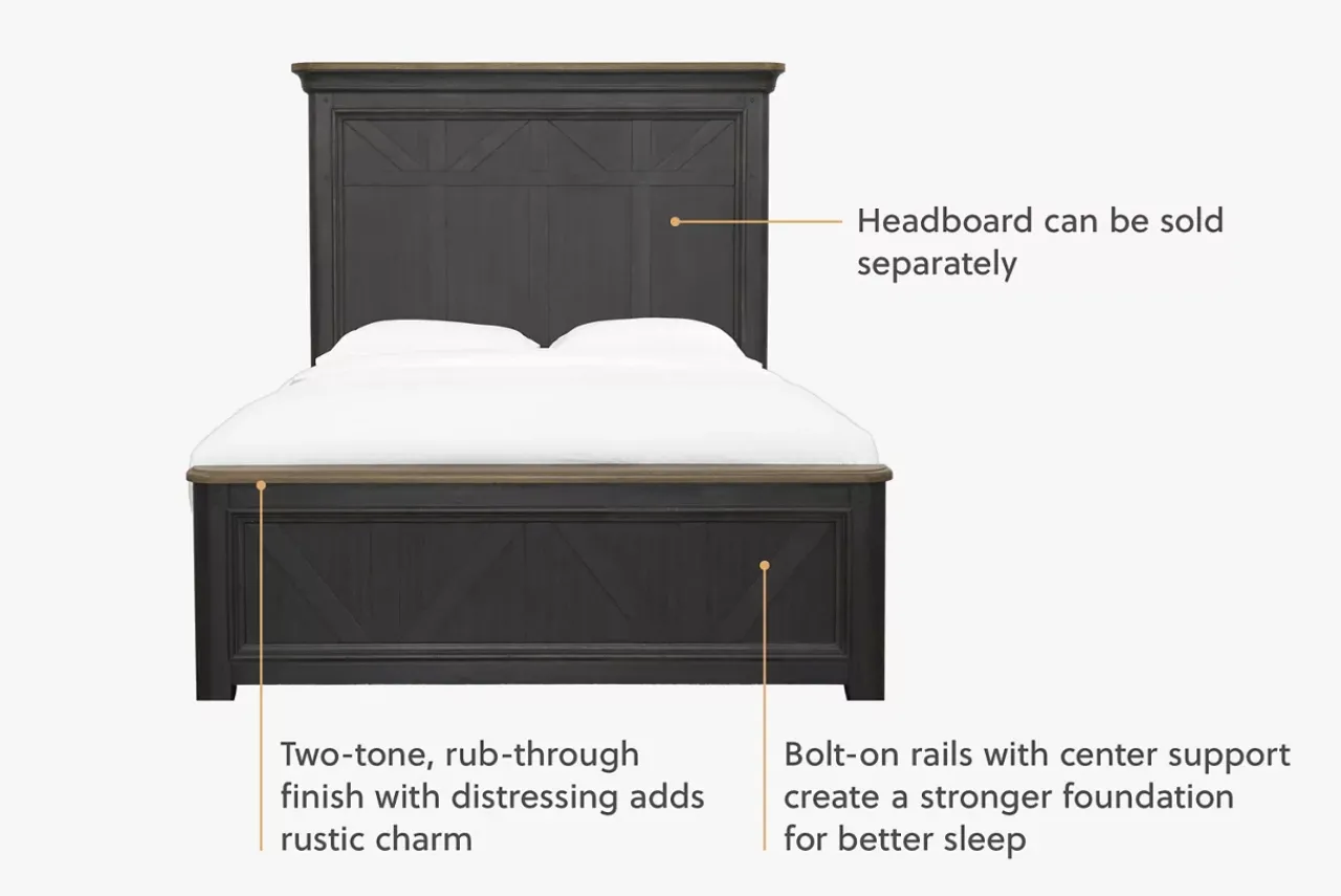 Havertys Blackburn Bed New