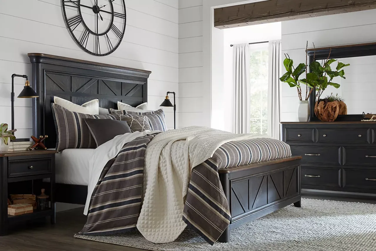 Havertys Blackburn Bed New
