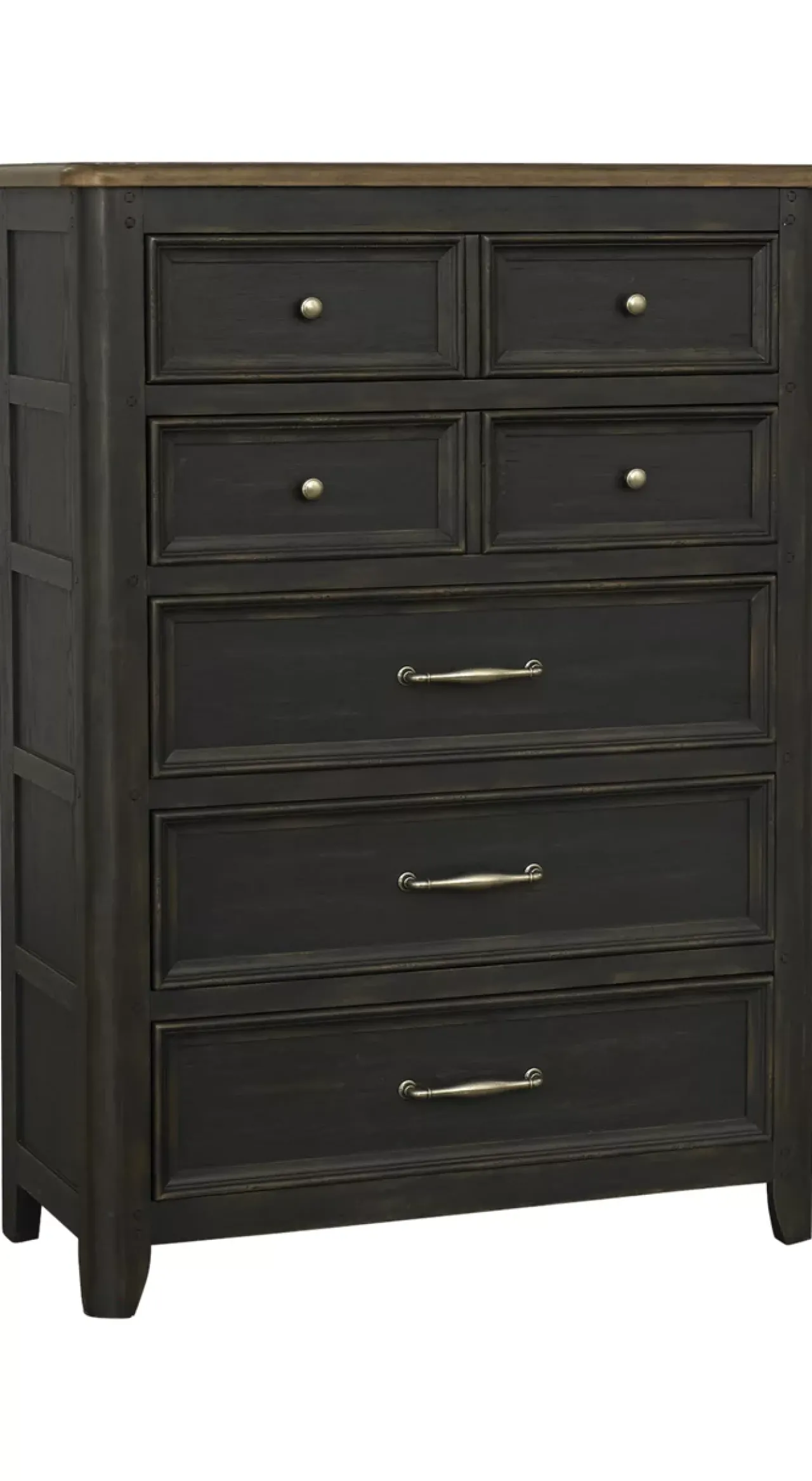 Havertys Blackburn Chest Black and Brown Best