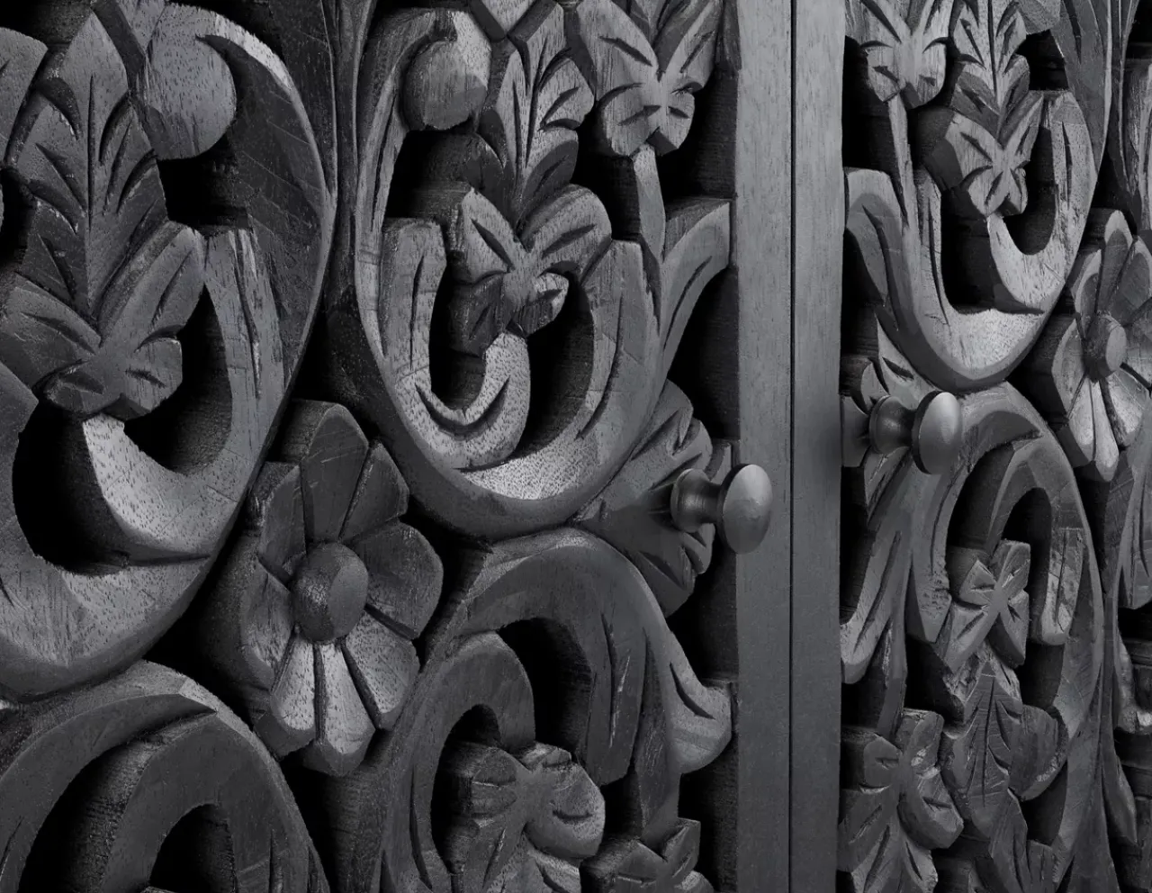 Havertys Bloom Accent Cabinet Black Best