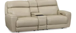 Havertys Branson Loveseat with Audio Console Outlet